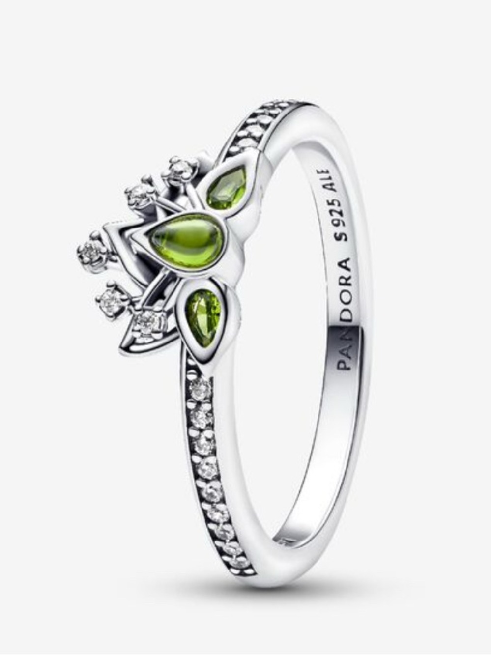 Pandora🪷Disney Princess Tiana Green  Tiara Ring
Sterling silver